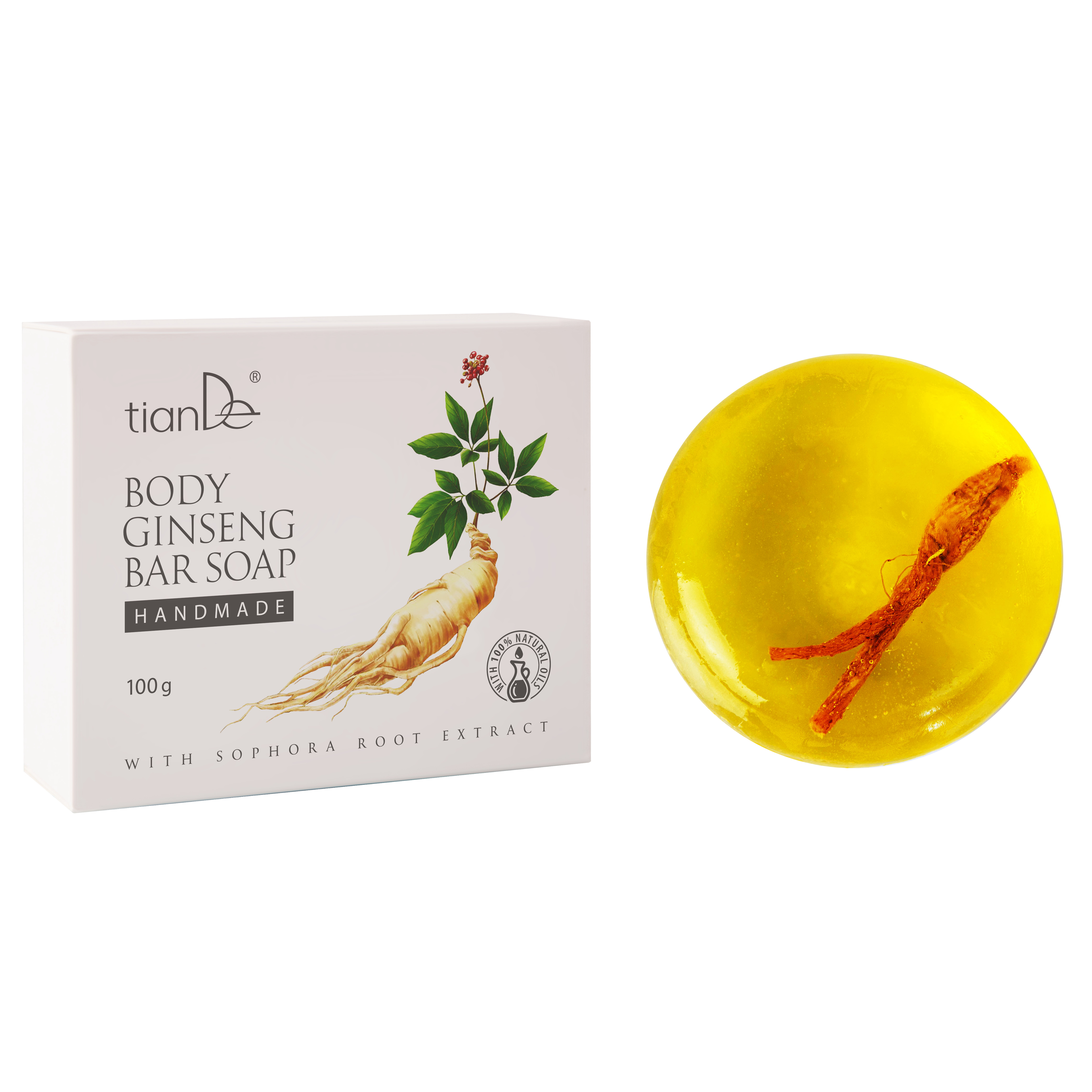 Körperseife mit Ginseng