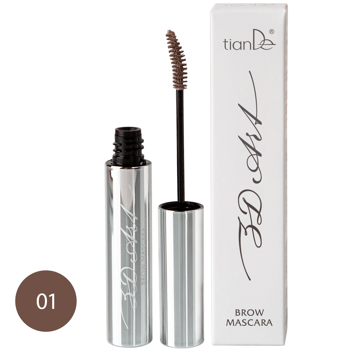 3D Art Brow Mascara, graphite warm